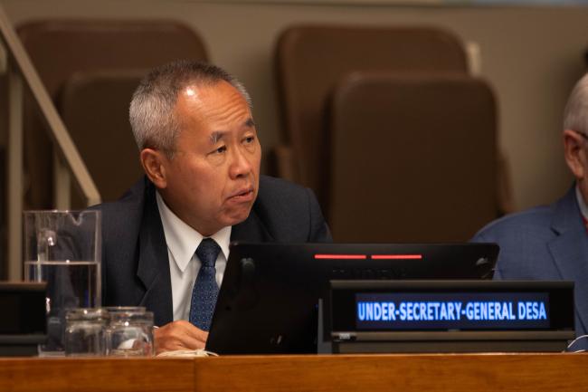 Li Junhua, UN Under-Secretary General, Economic and Social Affairs