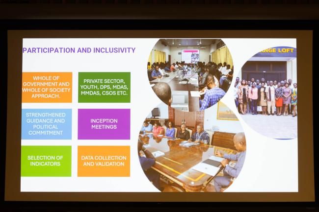 Ghana's VNR highlights their high levels of participation and inclusivity in SDG assessments