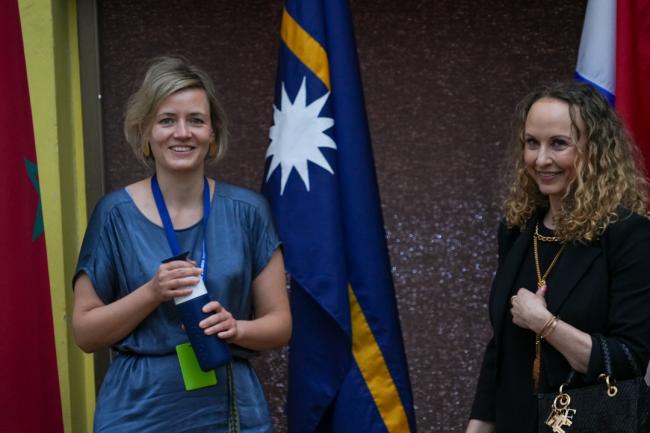 Delegates smiling before ISA30-2 first session