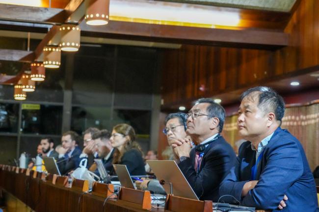 Delegates from the Republic of Korea
