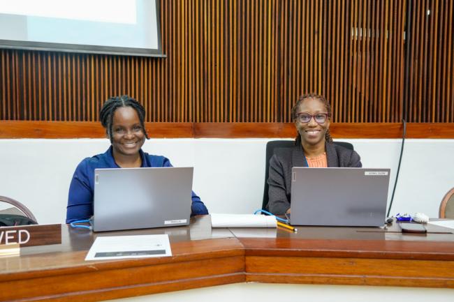 Roshell Chambers & Samantha Blair, Notetakers ISA