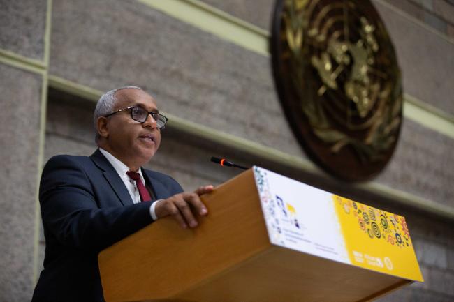 Ibrahim Munir, Minister of Environment, Libya, as AMCEN-20 President_AMCEN20_17Jul25_photo.jpg