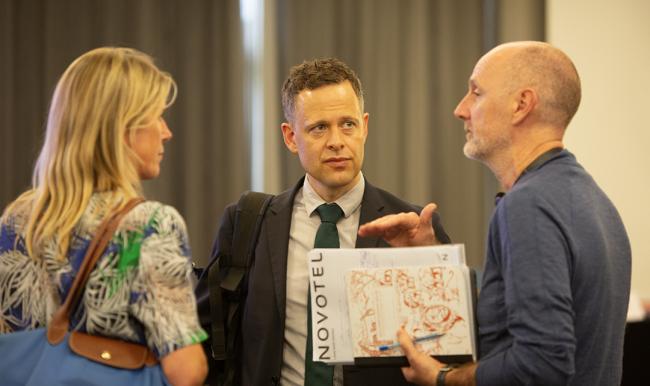 Kim van Seeters, Europe, and Tobias Kiene, ITPGRFA SecretariatWorking Group Co-Chair Michael Ryan - ITPGRFA_OEWG14 - 11Jul2025