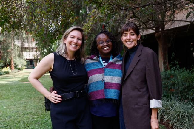 Natalia Mroz, Tallash Kantai, and Emma Vovk, Earth Negotiations Bulletin_AMCEN20_18Jul25_photo.jpg