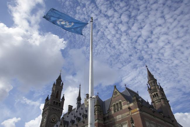 The Peace Palace in The Hague (Netherlands), seat of the International Court of Justice