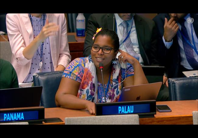 Angelique Louise Marie Pouponneau, Palau