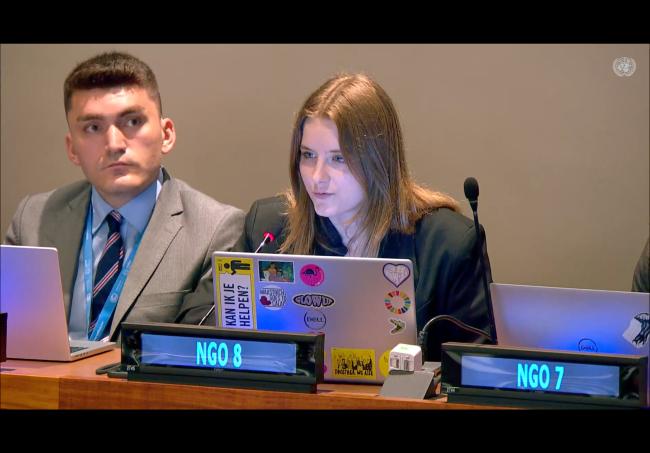 Representative from the DMUN Foundation in alliance with the Major Group for Children and Youth