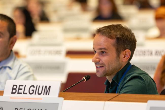 Pieter Vervinckt, Belgium, and co-facilitator for informal consultations on Article 9