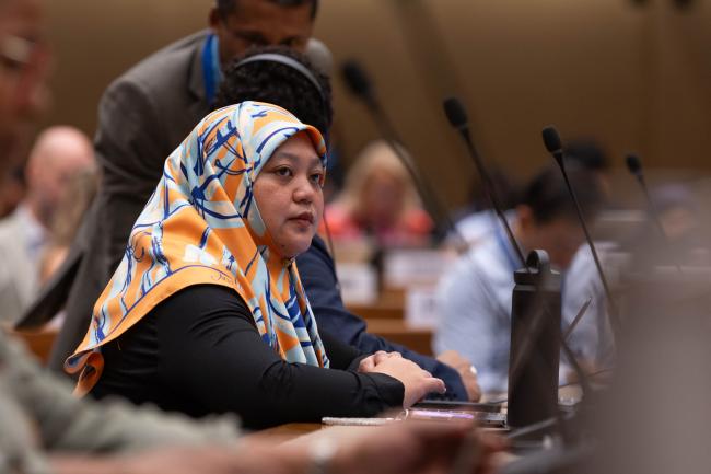 Delegate during the session