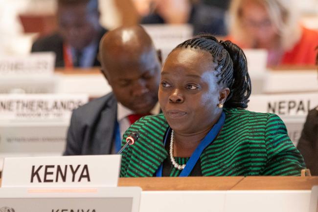 Deborah M. Barasa, Cabinet Secretary for Environment Climate Change and Forestry, Kenya
