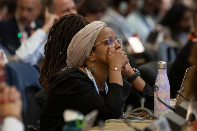 Delegates react to the discussions