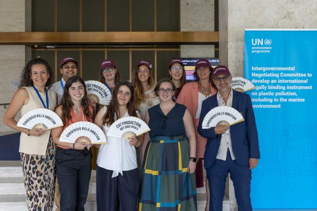 Family photo of representatives from the Center for International Environmental Law (CIEL)
