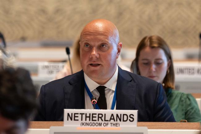 Thierry Aartsen, Minister for Environment, the Netherlands