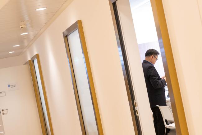 Closed-door consultations
