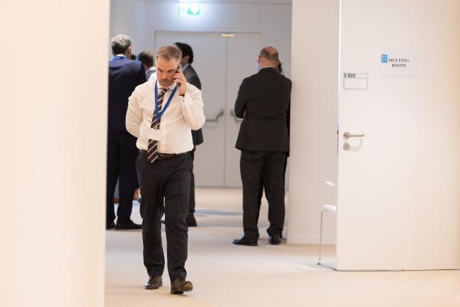 Closed-door consultations