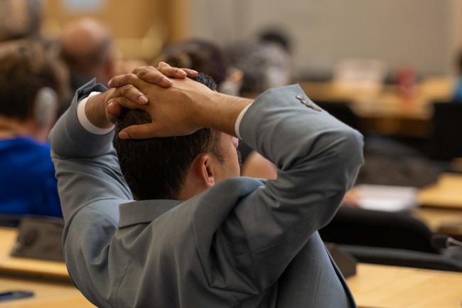 Delegates react to the outcome