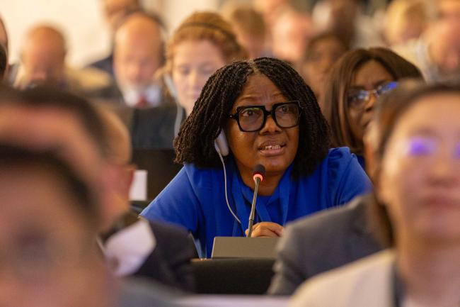Lydia Essuah, Ghana, on behalf of the African Group