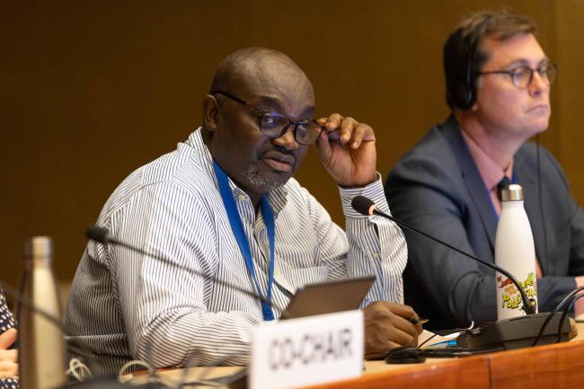 Contact Group 2 Co-Chair Peter Justice Dery, Ghana
