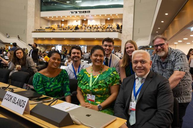 Delegates from Cook Islands
