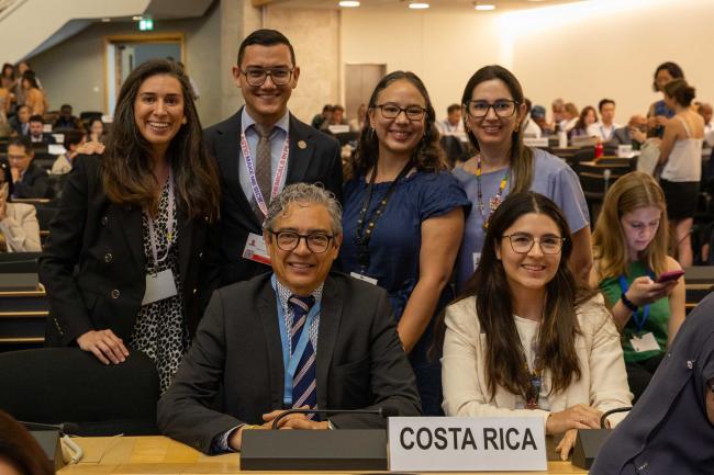Delegates from Costa Rica