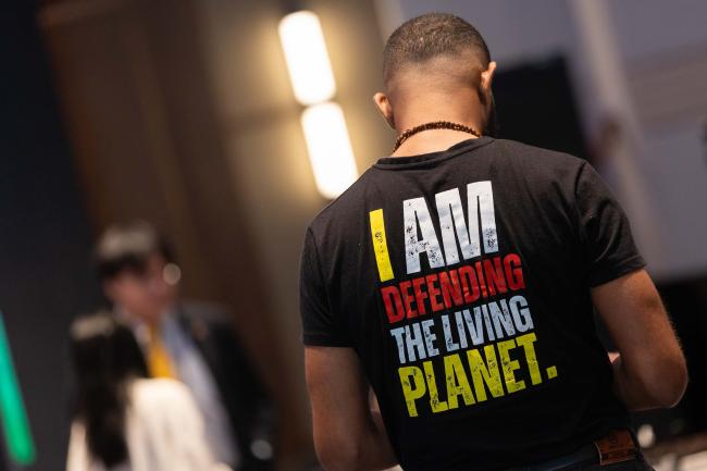 I am defending the living planet