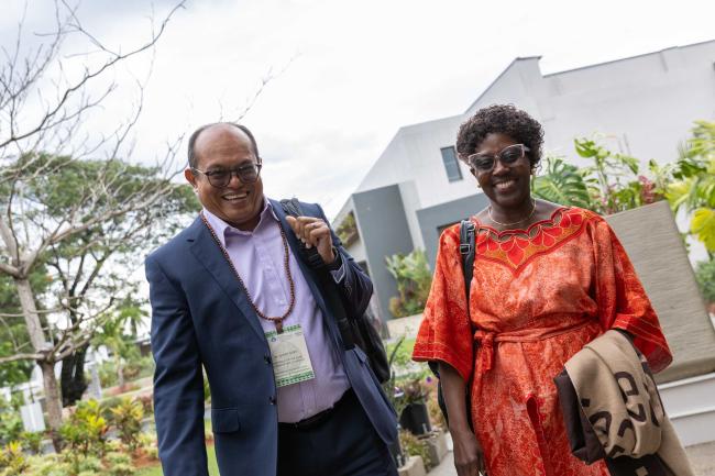 Rolph Payet, Executive Secretary, Basel, Rotterdam and Stockholm (BRS) Conventions, and Elizabeth Maruma Mrema, Deputy Executive Director, UNEP