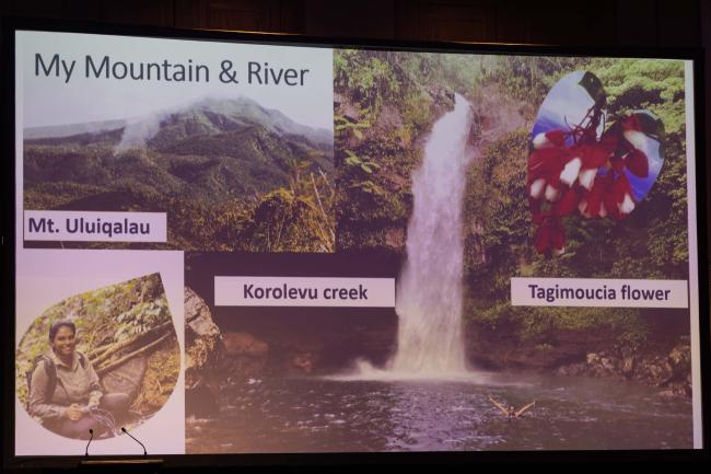 Throughout the day, many Fijian delegates follow tradition by introducing themselves with the names of their mountain, their river, and their flowers, showing their deep connection with the natural environment