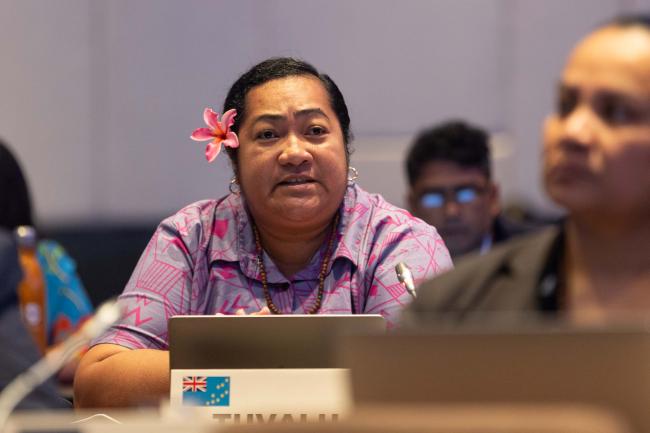 Pepetua Election Latasi, Secretary, Ministry of Home Affairs, Climate Change, and Environment, Tuvalu