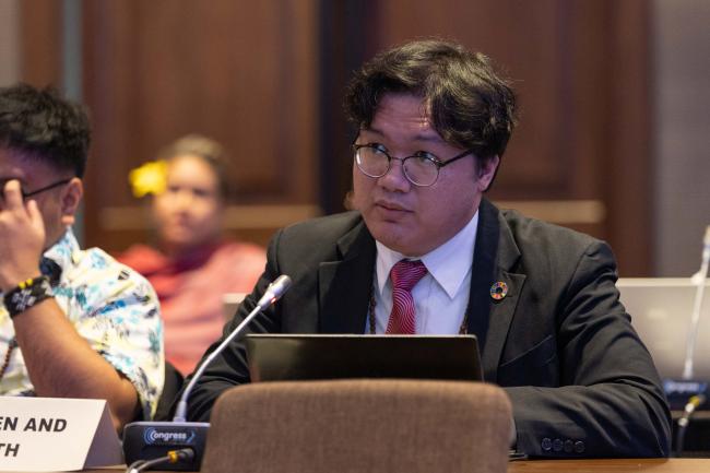 Hino Samuel Jose, Children and Youth Major Group to UNEP (CYMG)