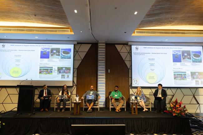 Panel speakers for the side event on "Uniting for 30×30: Catalyzing Marine and Coastal Conservation in the Asia Pacific"