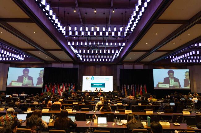 Delegates gather for the Ministerial Dialogue
