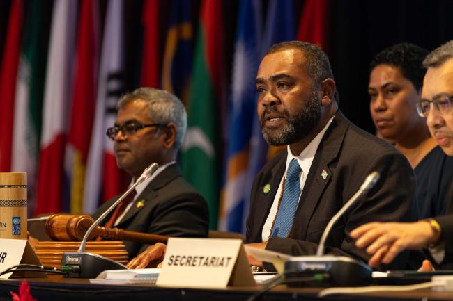 Mosese Bulitavu, Minister for Environment and Climate Change, Fiji
