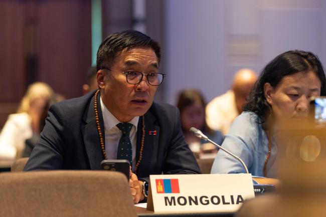 Batbaatar Bat, Minister of Environment and Climate Change, Mongolia
