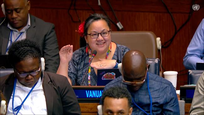 Joan Young, Vanuatu