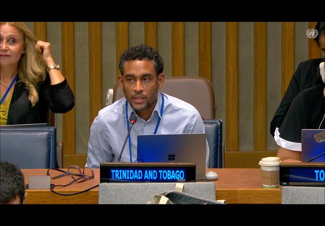 Kahlil Hassanali, Trinidad and Tobago, on behalf of the Caribbean Community (CARICOM)