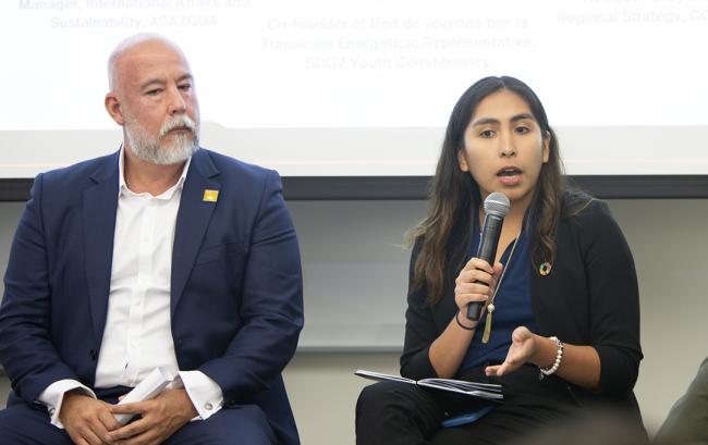 Alejandra Valdivia Espinoza, Co-founder of Red de Jóvenes por la Transición EnergéIca; RepresentaIve, SDG7 Youth ConsItuency - EnergyNow-SDG7 - 25Sep2025