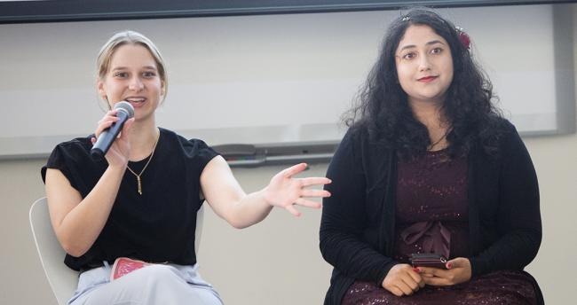 Ava Strasser, SEforALL, and Alankrita Dayal, UN Major Group for Children & Youth - EnergyNow-SDG7 - 24Sep2025