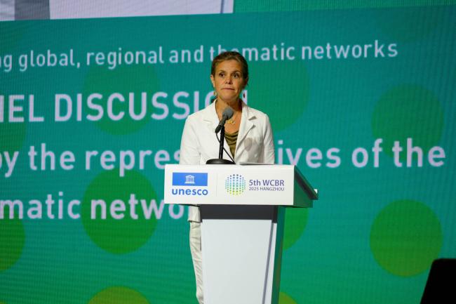 Georgina Flamme, director of the Abertis Foundation, Representative of Mediterranean Network of Biosphere Reserves, Spain 