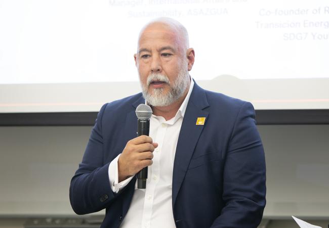 Gustavo Paredes, Manager, InternaIonal Affairs and Sustainability, ASAZGUA, Guatemala - EnergyNow-SDG7 - 25Sep2025