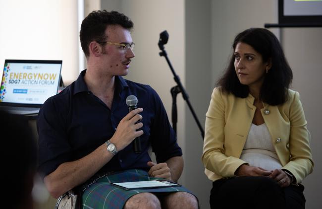 Josh Oxby, Global Focal Point, SDG 7 Youth ConsItuency - EnergyNow-SDG7 - 24Sep2025