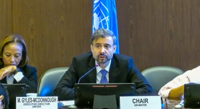  Michelle Gyles-McDonnough, Executive Director, UN Institute for Training and Research (UNITAR); Alvaro Lario, UN-Water Chair