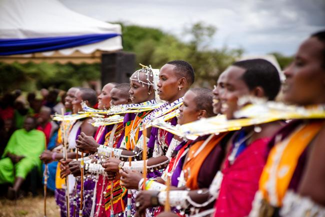 Maasai dancers