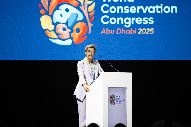 Becky ANDERSON, Managing Editor of CNN Abu Dhabi - Thematic Plenary 2 - IUCN-World Conservation Congress 2025- 9Oct2025
