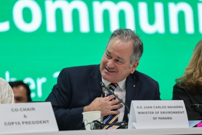 Juan Carlos Navarro, Minister of Environment, Panama