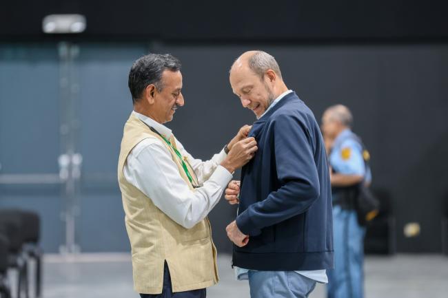 Badrinarayanan Balaji Lnu, India, with Alexander Shestakov, Russia