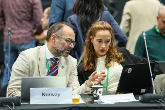 Gaute Hanssen, Norway, and Nadja Steinfort, EU