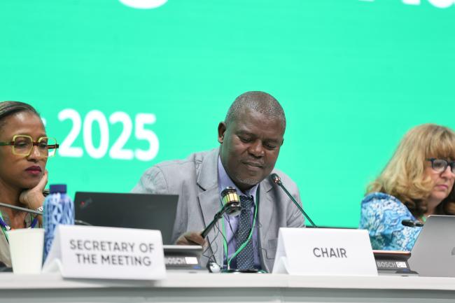 SBSTTA 27 Chair Jean Bruno Mikissa, Gabon
