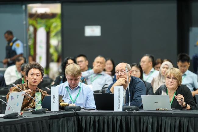 From L-R: Xiang Gao, China; and Petr Antipov, Alexander Shestakov, and Victoria Elias, Russian Federation