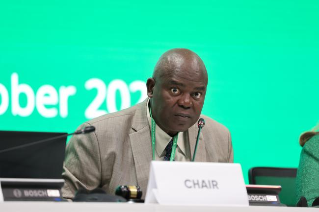 SBSTTA 27 Chair Jean Bruno Mikissa, Gabon
