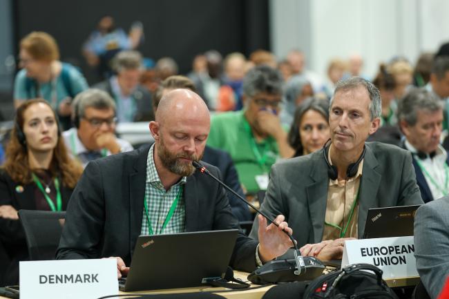 Thomas Midtgaard, Denmark, and Anne Theo Seinen, EU